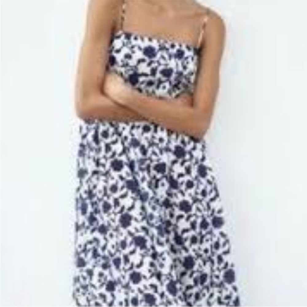 NWT Zara Celia Floral Dress